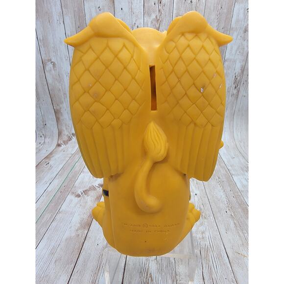 Vintage 1994 Saban 7” Vinyl Mighty Morphin Power Rangers Goldar CoinBank No Plug - Picture 2 of 7